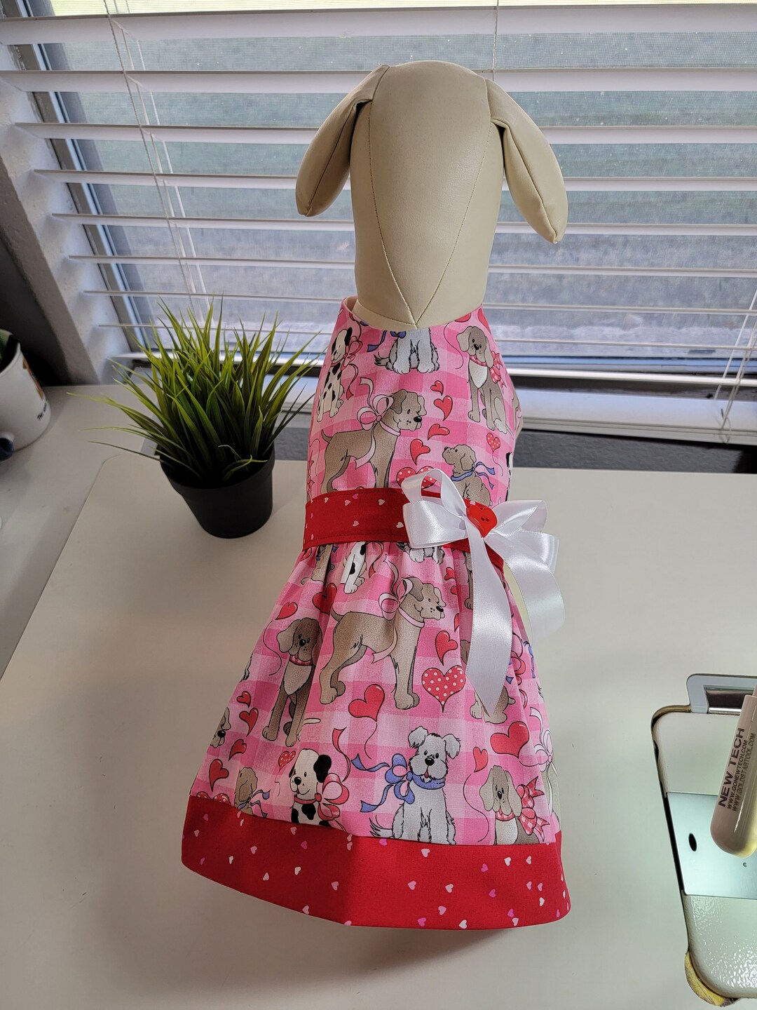 Valentine Day Dog Dress Medium or Small Available Etsy