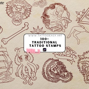 Traditional vol.3, 100+ hand drawn designs