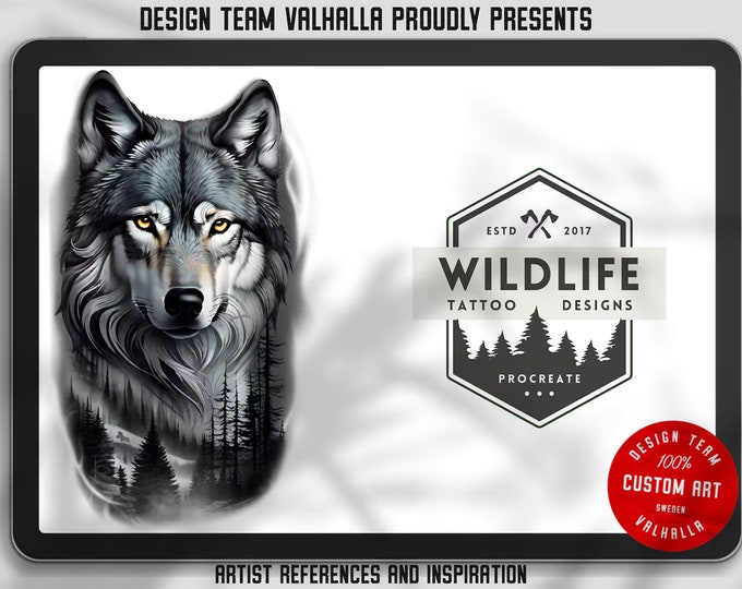 The Wildlife Folder, 50 unique tattoo sleeves by Team Valhalla