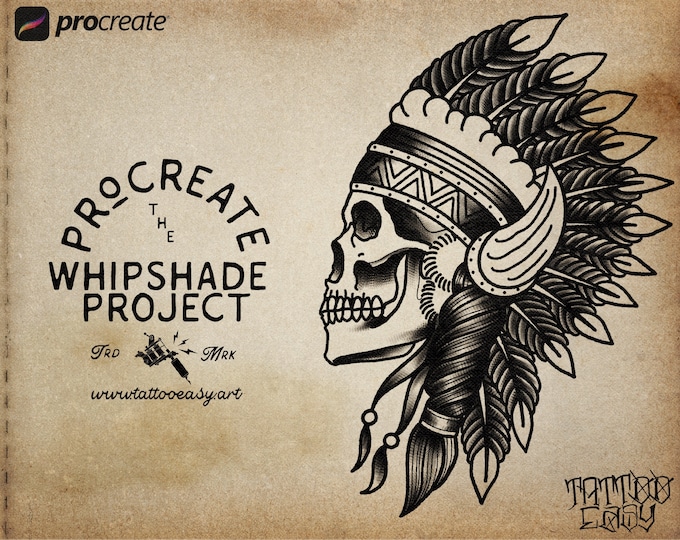 The whipshade project, custom brushes for Procreate