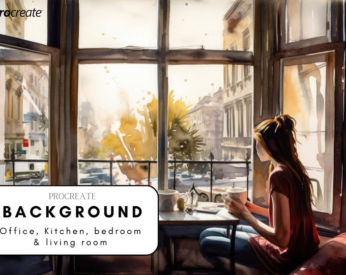 Background design folder 100+ ready made, outlined backgrounds / home ~ bedroom, living room, kitchen & office