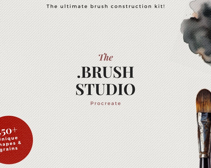 Brush Studio, start building your own brushes xl creative kit, 450+ custom made shapes & textures