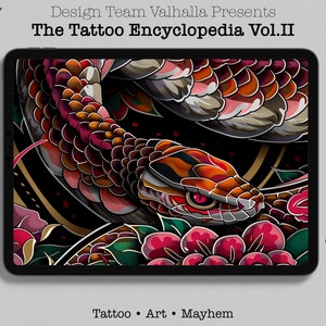 Tattoo encyclopedia vol.2, 500+ original Procreate references, Mega bundle, XL collection