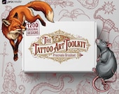 Procreate Tattoo Art Toolkit: 1200+ Custom Stamps & Brushes (Digital Download)