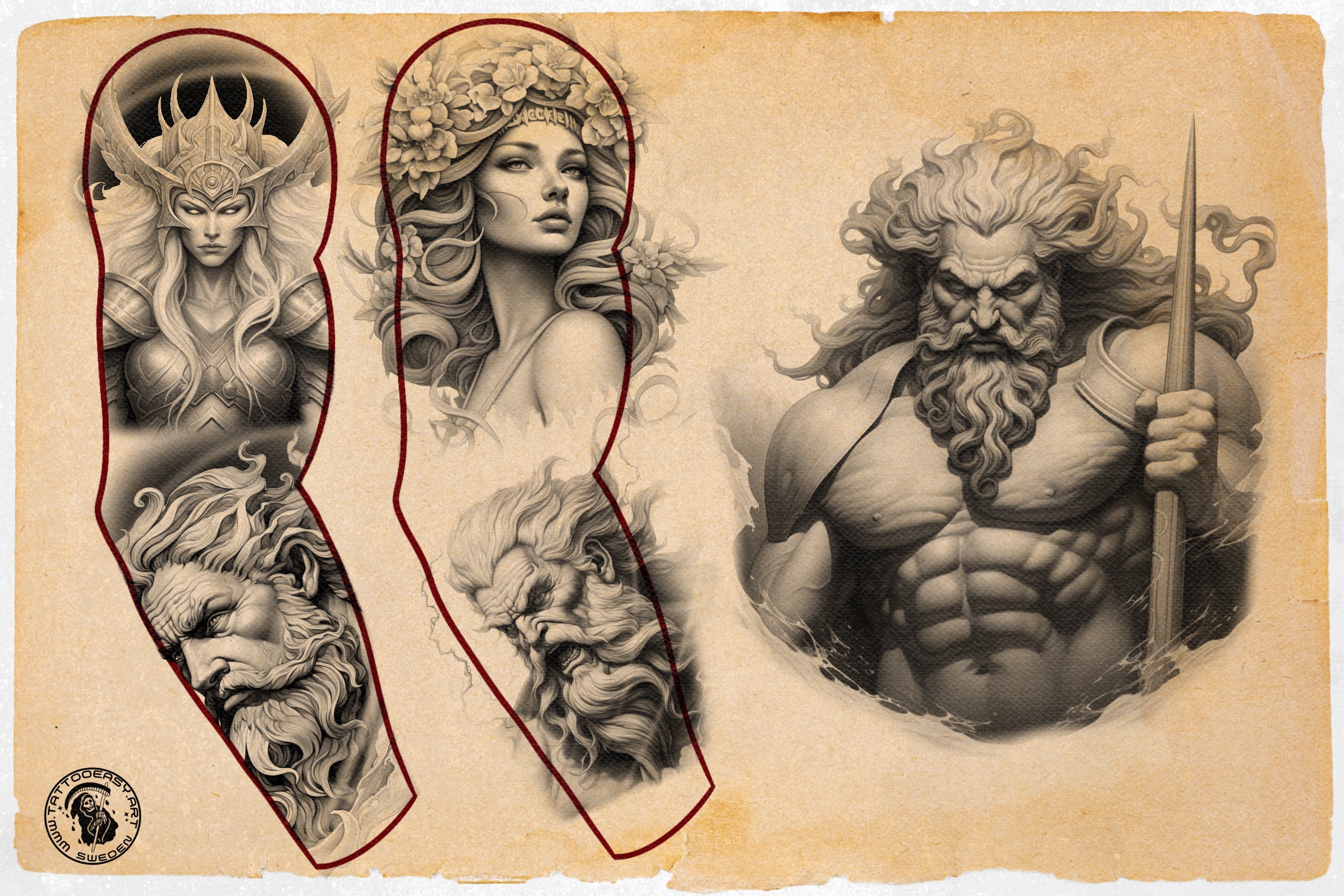 Bare Knuckle Tattoo - Norse mythology sleeve in progress 🦅🦅🦅 | Facebook