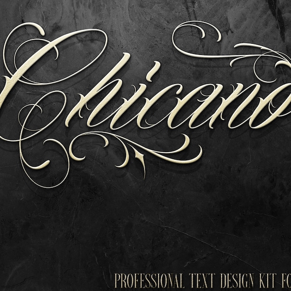 Procreate, Tattoo “Chicano” lettering made easy! Chicano 23