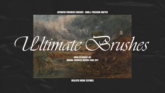 The brush Studio ultimate, custom made quality brushes for Procreate XL