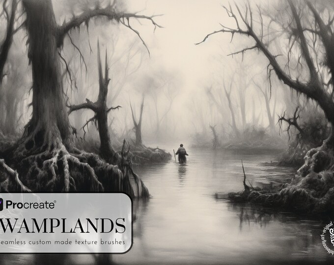Swamplands ~ Texturemania ~ custom brushes for Procreate