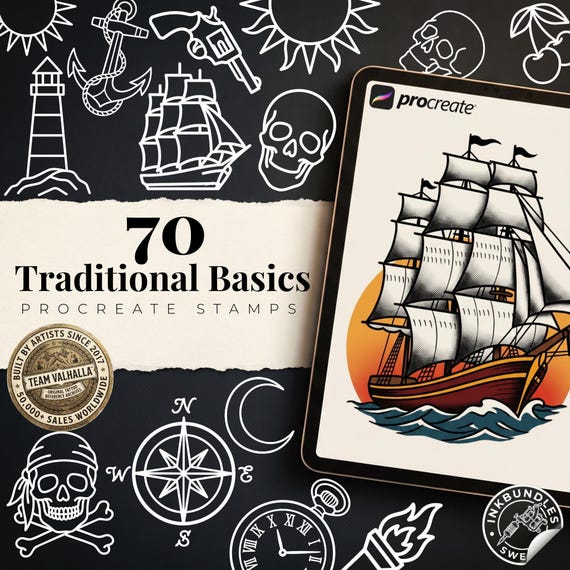 Procreate 70 Traditional Basics