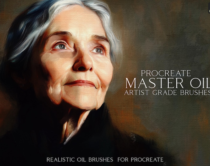 Procreate ~ Master Oil, high quality custom brushes for Procreate