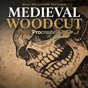 Procreate, Medieval Ink ~ 235+ custom made brushes inspired by the dark ages