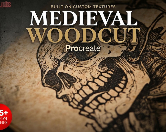 Procreate, Medieval Ink ~ 235+ custom made brushes inspired by the dark ages