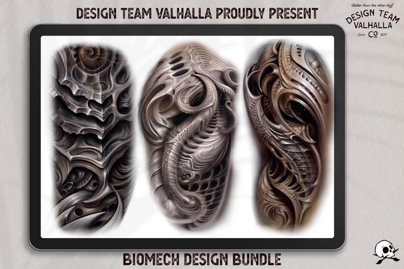 Biomech Vol.2 Designs & Brushes, 100% Custom Art, 150+ Designs and ...