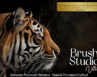 The brush Studio ultimate, custom made quality brushes for Procreate XL