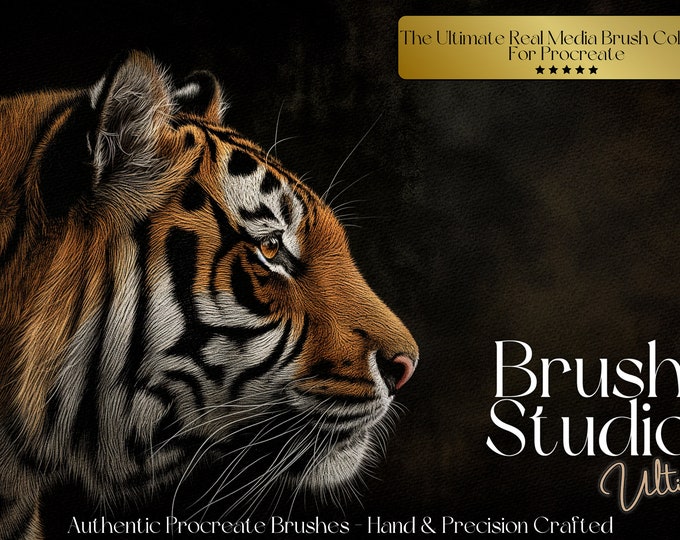 The brush Studio ultimate, custom made quality brushes for Procreate XL