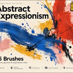Abstract Expressionism ~ Procreate abstract paint bundle