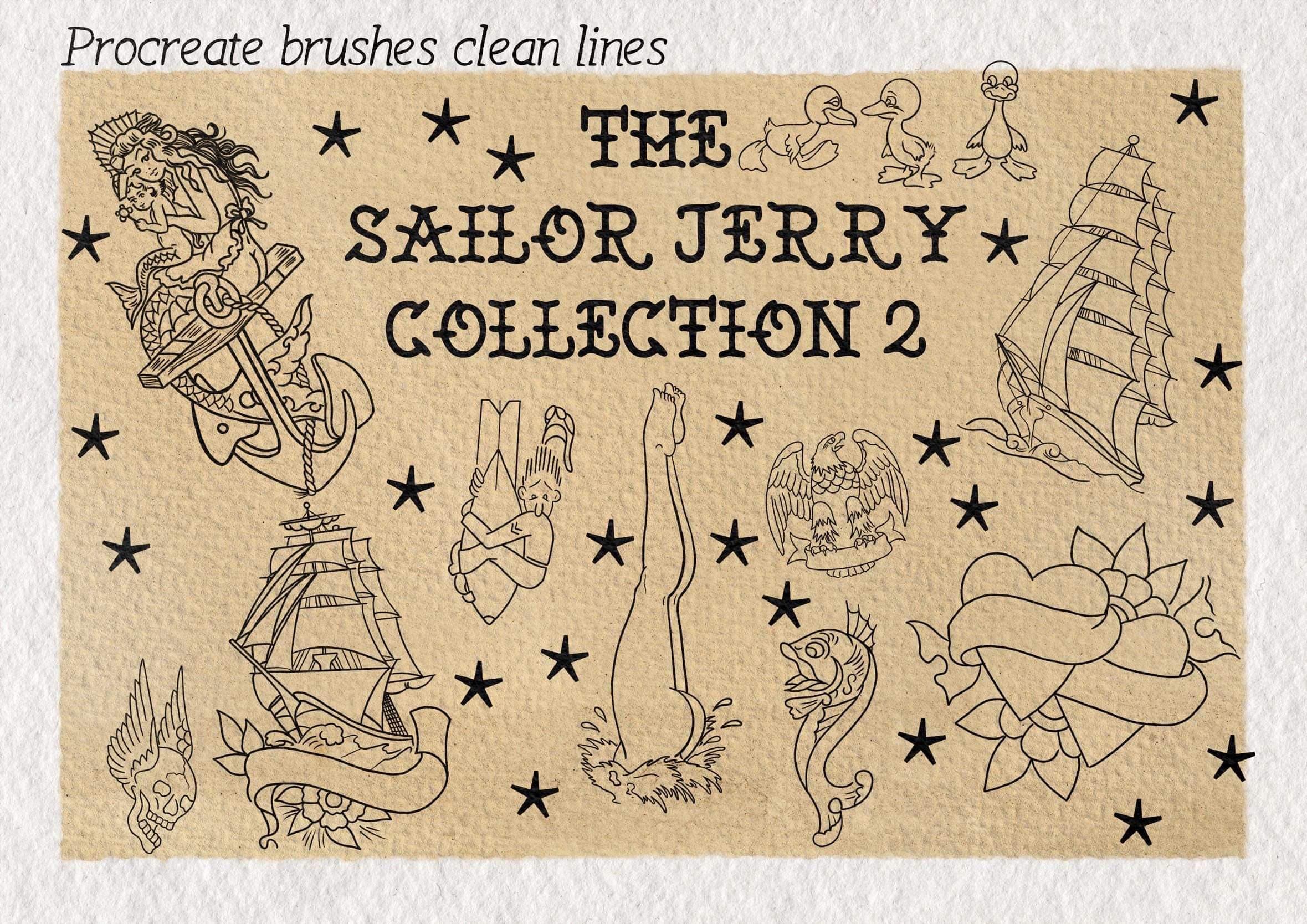 sailor tattoo font