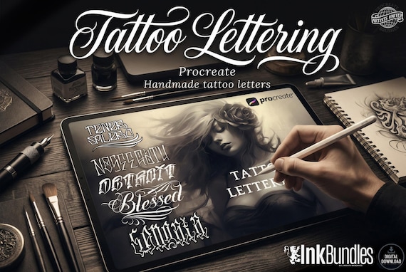 Tattoo Lettering for Procreate