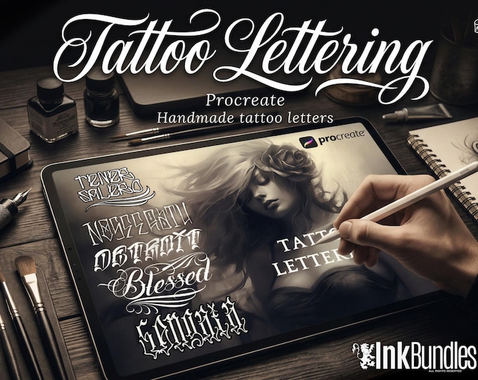 Tattoo Lettering for Procreate