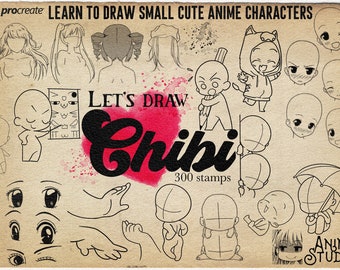 How to Draw Anime Manga Super Deformed Pose Chibi Chara. Art Book