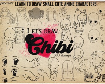 How to Draw SD Super Deformed Chibi Pose Anime Manga Art Book With