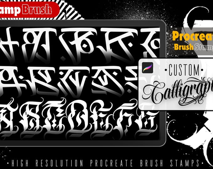 Procreate, Custom Calligraphy Volume 1
