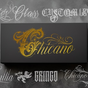 Procreate, The Chicano Lettering kit