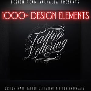 Procreate, Tattoo Lettering vol. 1 “Lo esencial”: más de 1000 sellos y pinceles personalizados