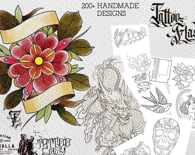 Artist’s favorites vol.2 handmade tattoo flash collection