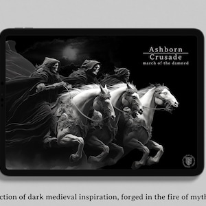Procreate / Ashborn Crusade, The march of the damned ~ medieval inspired reference library for artists! Custom art