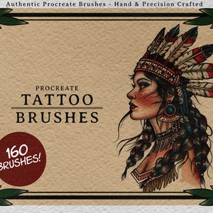 Tatoeageborstels ~ op maat gemaakte penselen voor Procreate