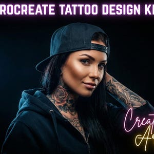 The Tattoo Library 15000+, custom made references compatible with any app! XXL tattoo flash bundle immagine 3