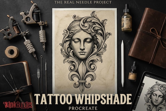 Procreate Tattoo Brushes: The Real Needles - 80+ Custom Brush Set