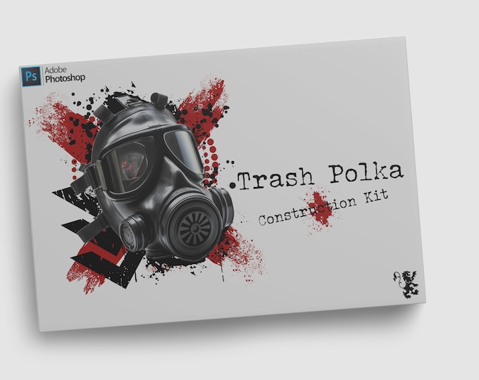The trash polka project, custom brushes and art for Photoshop