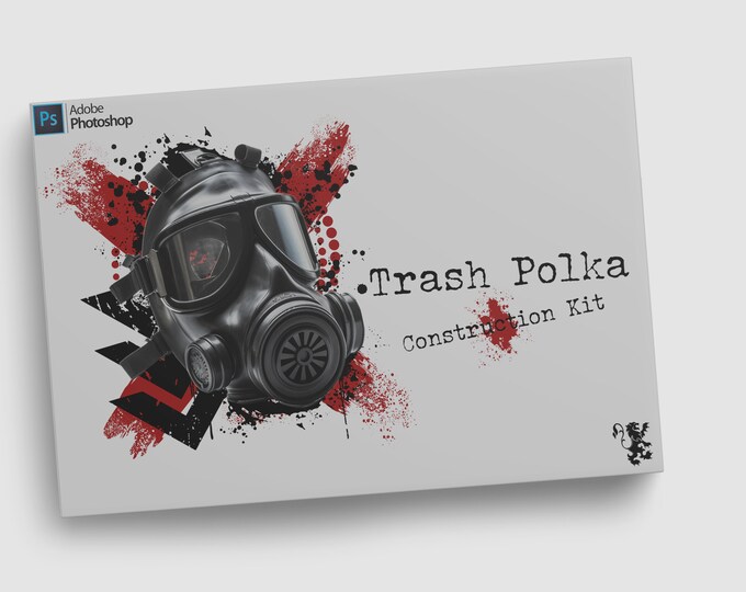 The trash polka project, custom brushes and art for Photoshop