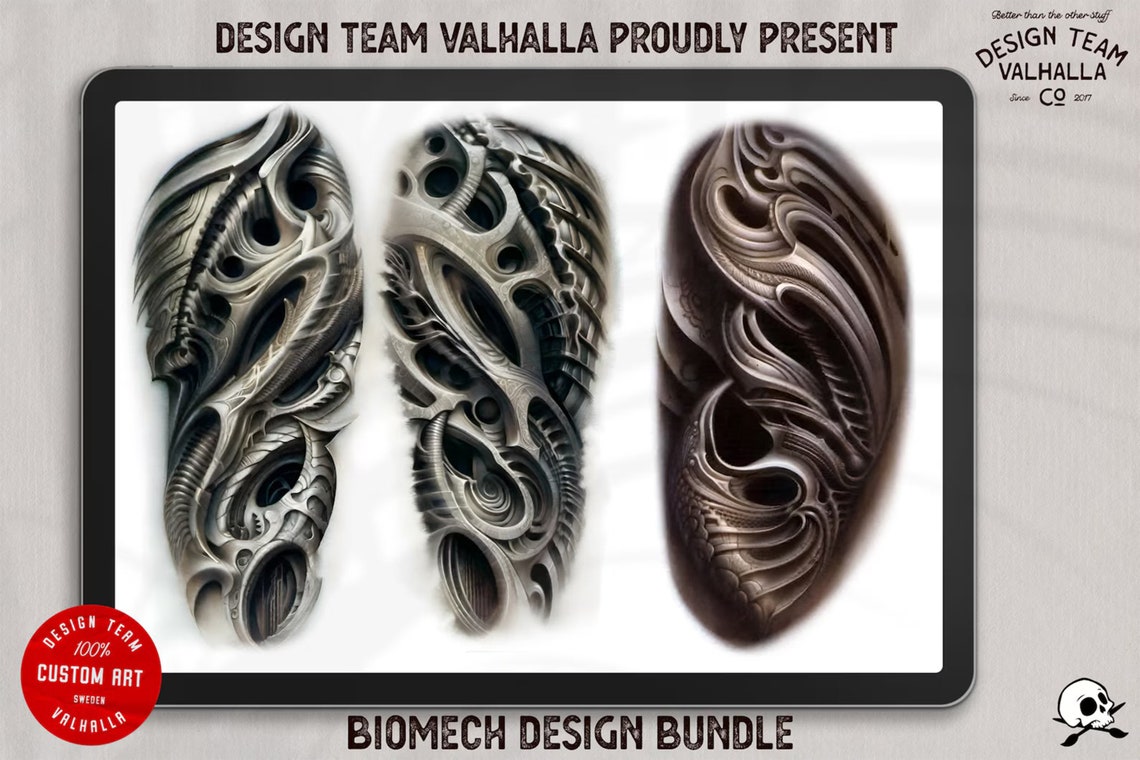 Biomech Vol.2 Designs & Brushes, 100% Custom Art, 150+ Designs and ...