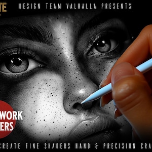 Dynamic blackwork shaders for Procreate