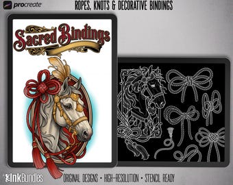 Sacred Bindings | Ropes, knots, Lucky Charms | Tattoo references, creative kit, Procreate