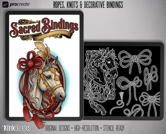 Sacred Bindings | Ropes, knots, Lucky Charms | Tattoo references, creative kit, Procreate