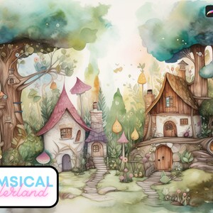 Whimsical wonderland, fun coloring projects for Procreate
