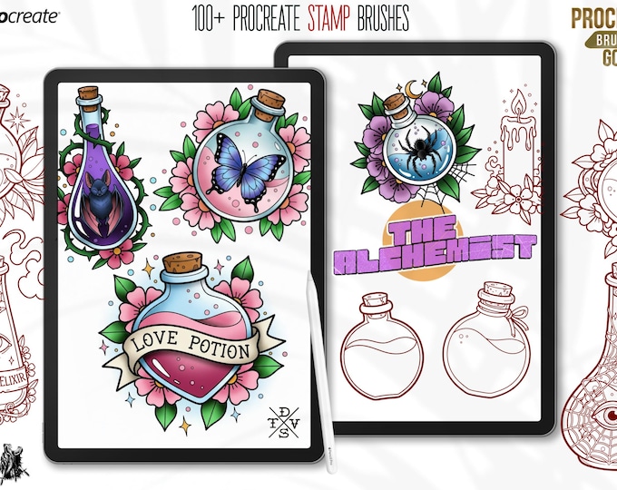 Procreate, The Alchemist 2 (100+ Designs)