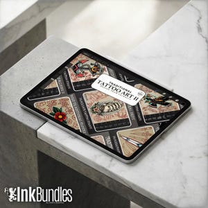 The Traditional Tattoo Artist 2 - 1000+ files, PNG, SVG & EPS Procreate/Photoshop Stencils