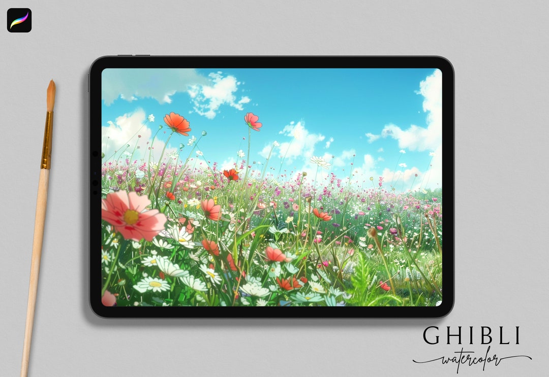 Ghibli Paint Studio, Custom Made Brushes for Procreate - Etsy