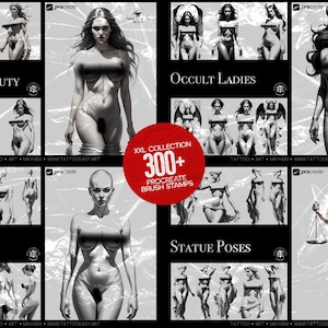 Procreate, Ultimate Anatomy for artists - 300+ female models for your next art project!