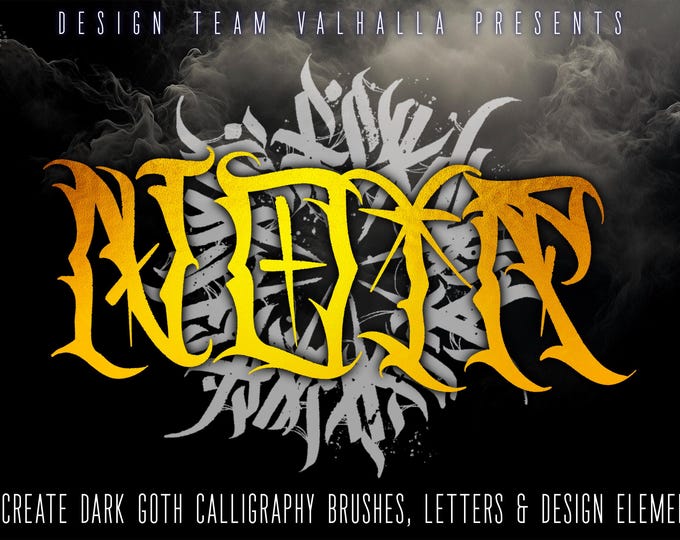 The fond noir / calligraffiti project