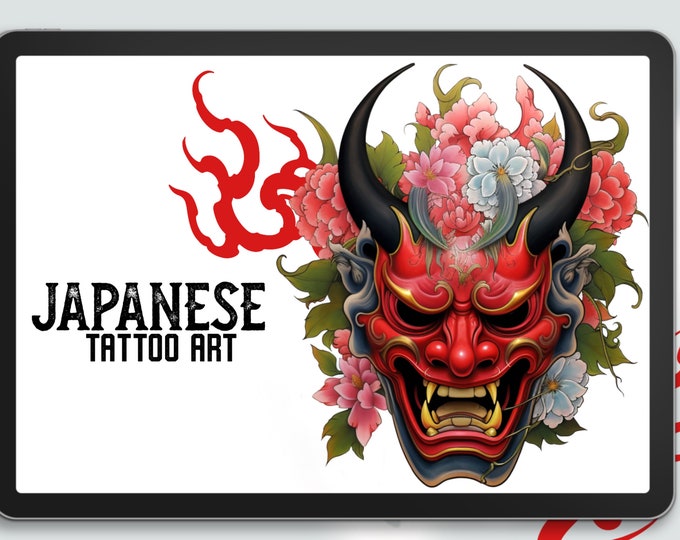 The Japanese Folder / Creative procreate tattoo construction kit for Procreate