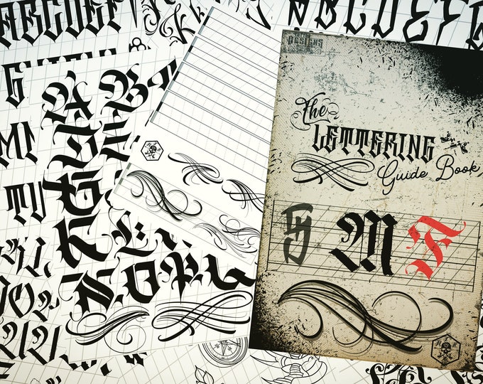 The Lettering E-Book ~ Guide Book ~ Lettering references in pdf format, Tattoo inspiration