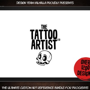 The Tattoo Artist 2.0, custom Procreate References and brushes