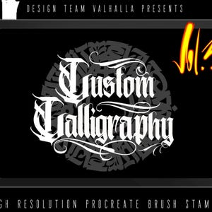 Procreate, Custom Calligraphy Vol.III