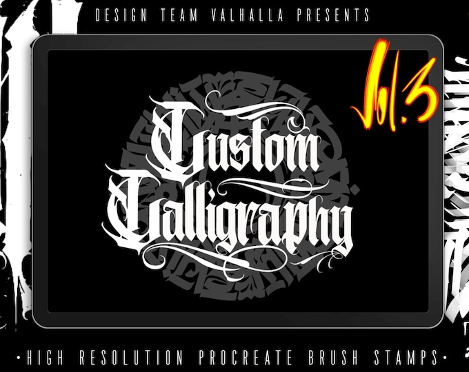 Procreate, Custom Calligraphy Vol.III